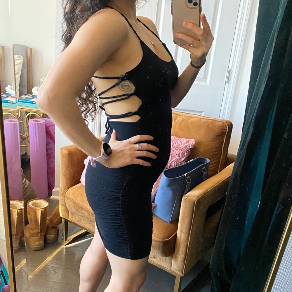 SEXY BACK MINI DRESS